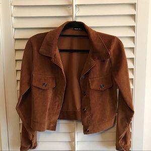 Corduroy Cropped Jacket